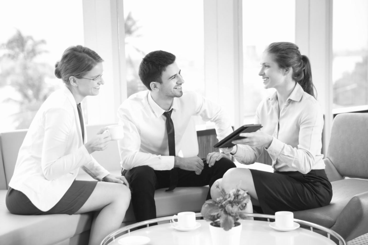 Professional workspace with financial documents and analytical tools