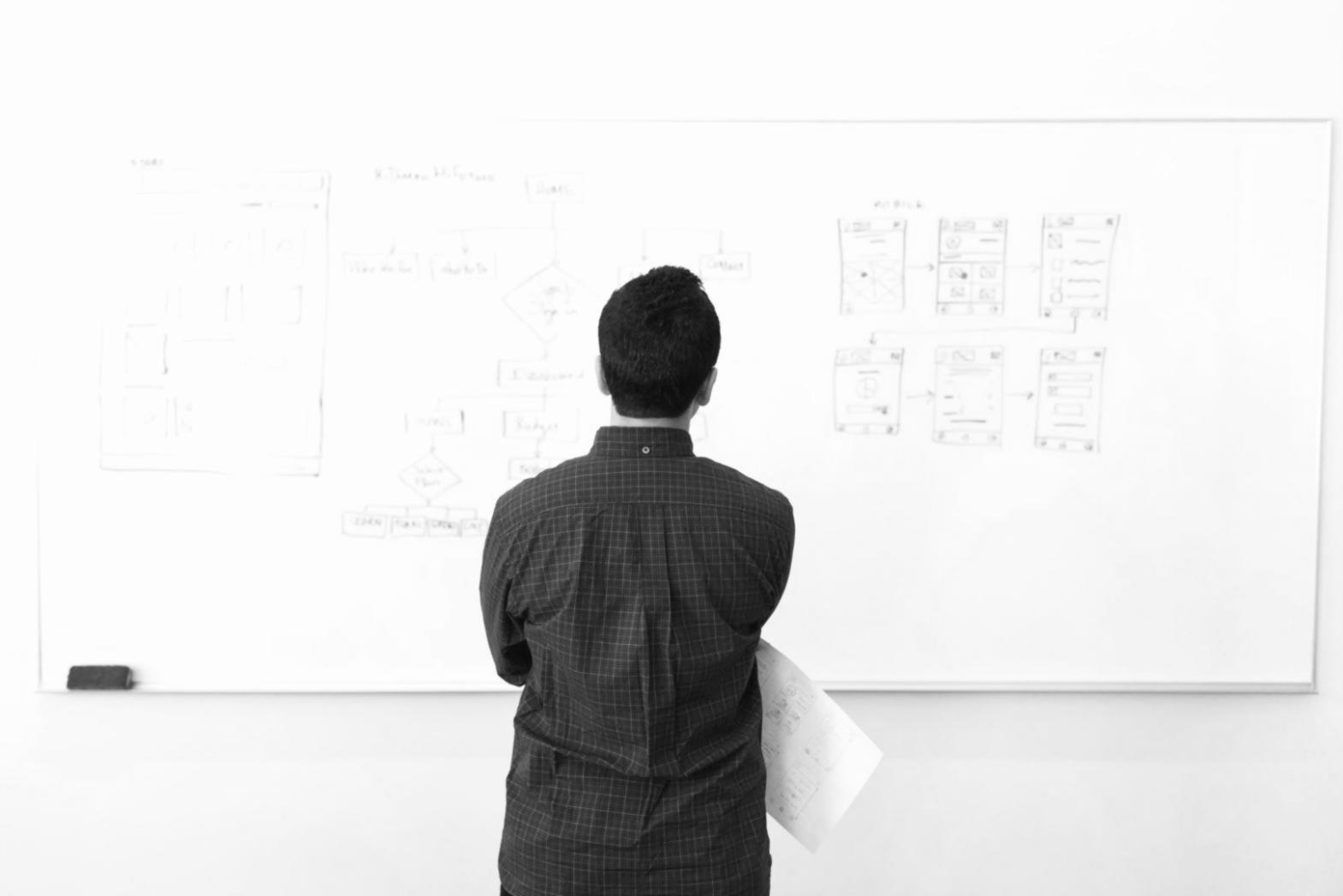 Financial analysis workspace with documents and calculator